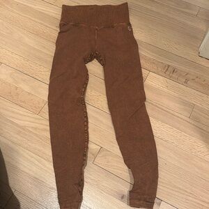 FREE PEOPLE Good Karma Leggings High-Rise 7/8 Length XS/S